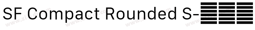 SF Compact Rounded S字体转换